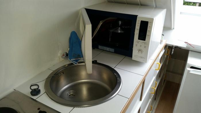 Évier de cuisine , sans microo