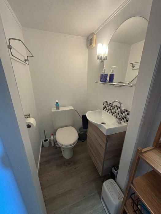 Toilette avec évier mains