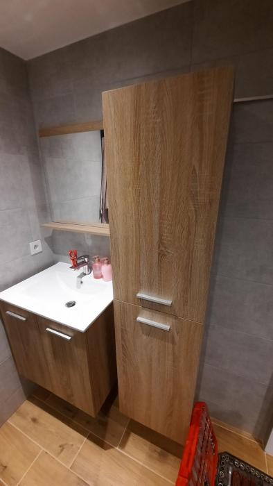 Douche evier colonne