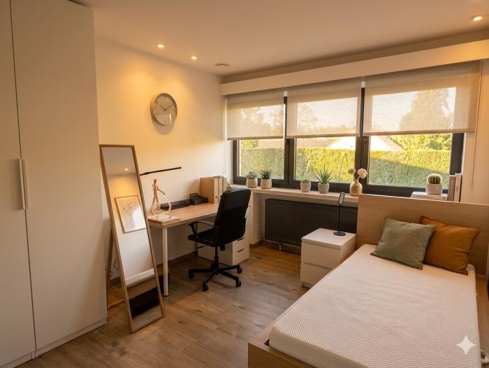 Room in owner's house 13 m² in Louvain-La-Neuve Ottignies