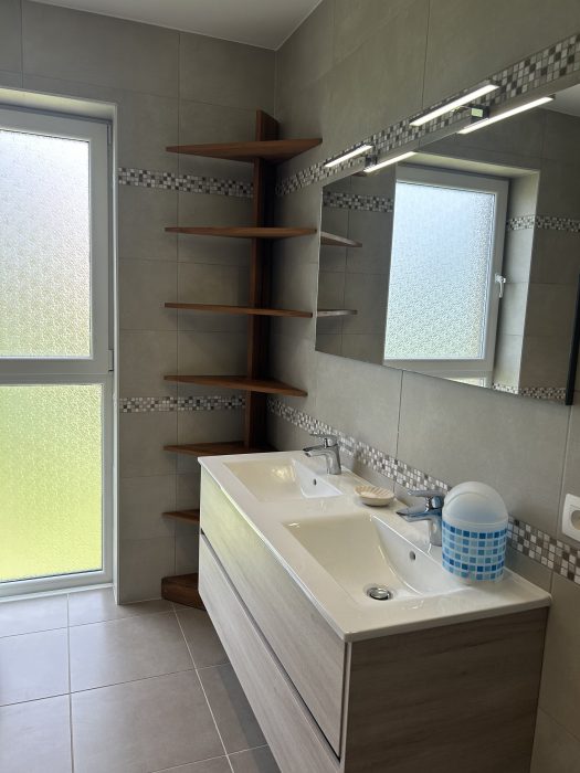 Salle de bain -vasque, miroir