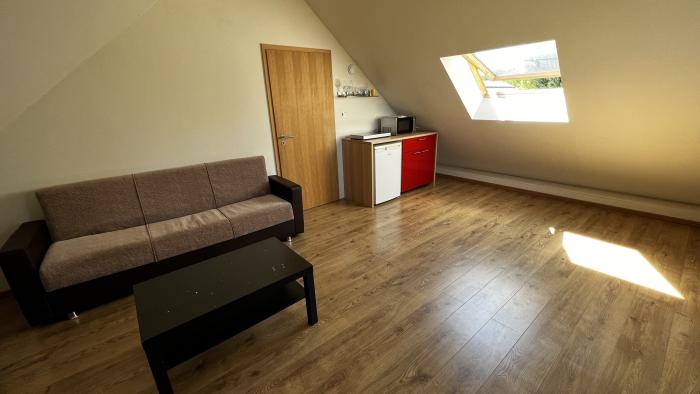 Salon + Kitchenette