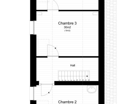 与房东合租 30 m² 在 Louvain-La-Neuve Other